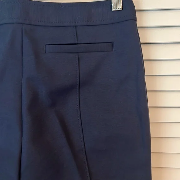 Navy Sea Tory Burch Vanner Cropped Blue Pants size 00 - Picture 8 of 15
